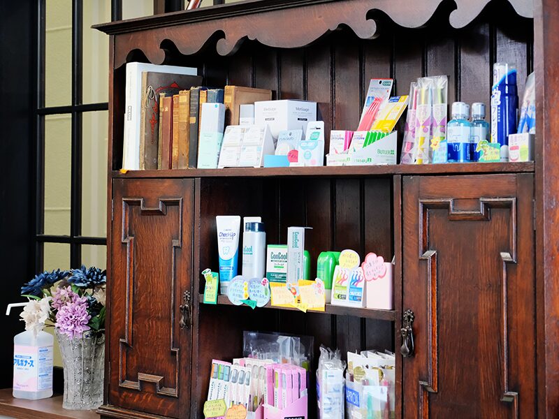 待合室デンタルグッズ